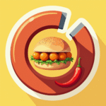 Food & Fun Icons  - Magnet v9